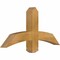 Ekena Millwork Bellingham Rough Sawn Timber Gable Bracket, Western Red Cedar, 36"W x 18"H x 4"D x 4"F, 12/12 Pitch GBW036X18X0404BEL00RWR - alternate 4